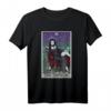 Gothic Halloween T-Shirt mit Vampir- und Tarot-Motiv  Perfekt für Hexen, Horror-Fans & Gothic-Liebhaber