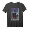 Gothic Halloween T-Shirt mit Vampir- und Tarot-Motiv  Perfekt für Hexen, Horror-Fans & Gothic-Liebhaber