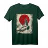 Kranich Art Japanische Kunst Vintage Retro T-Shirt  Ideal für Kranich- und Anime-Liebhaber, Japan Mythologie Fans