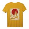 Kranich Art Japanische Kunst Vintage Retro T-Shirt  Ideal für Kranich- und Anime-Liebhaber, Japan Mythologie Fans