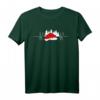 Schwarzwald Herzschlag T-Shirt mit Bollenhut Herzlinie  Perfekt für Schwarzwald-Fans & Sommerurlaub im Süden Bayerns