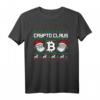 Crypto Claus Bitcoin Kryptowährung Händler Weihnachts-T-Shirt  Lustiges Design für Krypto-Fans und Händler zu Weihnachten und Festtagen