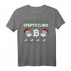 Crypto Claus Bitcoin Kryptowährung Händler Weihnachts-T-Shirt  Lustiges Design für Krypto-Fans und Händler zu Weihnachten und Festtagen