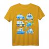 Polizeiauto Kinder T-Shirt mit Polizisten und Hubschrauber - Süßes Polizei Design für Jungs, Mädchen, Damen & Herren