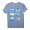 Polizeiauto Kinder T-Shirt mit Polizisten und Hubschrauber - Süßes Polizei Design für Jungs, Mädchen, Damen & Herren