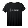 Busfahrer Herzschlag EKG T-Shirt  Stolzes Geschenk für Busfahrer und Busfahrerinnen zum Geburtstag oder als Fanartikel
