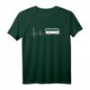 Busfahrer Herzschlag EKG T-Shirt  Stolzes Geschenk für Busfahrer und Busfahrerinnen zum Geburtstag oder als Fanartikel