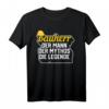 Bauherr Der Mann Der Mythos Die Legende T-Shirt  Perfektes Geschenk für Richtfest, Hausbau & Einweihungsfeiern
