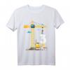 Kinder Kinder 3. Geburtstag Jungs mit Kran und Bagger  Baustelle T-Shirt für kleine Bauarbeiter und Geburtstagsparty