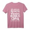 Lustiges Bonus Opa T-Shirt für Familie & Vatertag  Coole Sprüche für Stiefopa, Stiefgroßvater & Enkelkinder