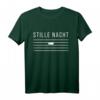 Stille Nacht Witziges Musiker Weihnachts Musik Design T-Shirt  Perfektes Geschenk für Musiker, Chor und Orchester zu Weihnachten