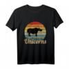 Save The Chubby Unicorns Funny Rhino Vintage T-Shirt  Lustiges Tiermotiv für Männer, Frauen, Teens und Tierliebhaber als Geschenk