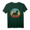 Otter Retro Vintage T-Shirt im 60er/70er Jahre Sonnenuntergang Design  Für Tierliebhaber, Zoowächter & Säugetierfans
