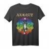 Lustiges Yoga Katze Vrikshasana Mandala Namaste T-Shirt für Yogafans & Katzenliebhaber