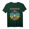 Lustiges Yoga Katze Vrikshasana Mandala Namaste T-Shirt für Yogafans & Katzenliebhaber