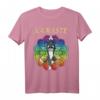 Lustiges Yoga Katze Vrikshasana Mandala Namaste T-Shirt für Yogafans & Katzenliebhaber