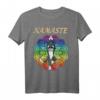 Lustiges Yoga Katze Vrikshasana Mandala Namaste T-Shirt für Yogafans & Katzenliebhaber