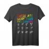 There Are More Than Two Genders Symbols Rainbow LGBT Flag T-Shirt  Unterstütze Vielfalt und Inklusion, Perfekt für Geburtstag, Weihnachten & besondere Anlässe