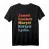 Stolz und Vorurteil Jane Austen T-Shirt mit Bennet Schwestern - Lustiges Geschenk für Buchliebhaber, Jane Austen Fans & Literaturbegeisterte