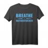 Breathe Ice Bath Eisbad Kalt Duschen Wim Atemübungen T-Shirt  Lustiges Geschenk für Eisbader, Wim Hof Fans & Kälte Liebhaber