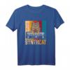 Retro Synthesizer Katzen T-Shirt - Vintage Synth Design, ideales Geschenk für elektronische Musikfans und Modular Keyboard Enthusiasten