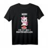 Hier dir ist was runtergefallen T-Shirt  Lustiges Spruch-Shirt für Humorvolle und Sarkastik-Fans