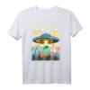 Get In Loser Alien UFO Funny T-Shirt  Retro Vintage Design für Männer & Frauen, Lustiges Alien & UFO Motiv, Sarkastisches Outift für UFO-Fans