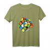 Zauber Würfel, Physik, Mathematik, Nerd - Cube Design T-Shirt für Puzzle- und Science-Fans, stylisches Geschenk für Nerds & Geeks