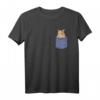 Degu Chest Pocket Nagetier Strauchratte T-Shirt  Lustiges Tiermotiv für Nagetierliebhaber & Degu-Besitzer