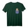 Degu Chest Pocket Nagetier Strauchratte T-Shirt  Lustiges Tiermotiv für Nagetierliebhaber & Degu-Besitzer