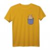 Degu Chest Pocket Nagetier Strauchratte T-Shirt  Lustiges Tiermotiv für Nagetierliebhaber & Degu-Besitzer