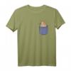 Degu Chest Pocket Nagetier Strauchratte T-Shirt  Lustiges Tiermotiv für Nagetierliebhaber & Degu-Besitzer