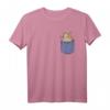 Degu Chest Pocket Nagetier Strauchratte T-Shirt  Lustiges Tiermotiv für Nagetierliebhaber & Degu-Besitzer