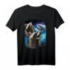Lustiges Waschbär-Meme T-Shirt mit Heulen an den 3 Vintage Waschbären - Perfekt für Kaffeeliebhaber und Tierfans