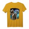 Lustiges Waschbär-Meme T-Shirt mit Heulen an den 3 Vintage Waschbären - Perfekt für Kaffeeliebhaber und Tierfans