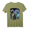 Lustiges Waschbär-Meme T-Shirt mit Heulen an den 3 Vintage Waschbären - Perfekt für Kaffeeliebhaber und Tierfans