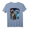Lustiges Waschbär-Meme T-Shirt mit Heulen an den 3 Vintage Waschbären - Perfekt für Kaffeeliebhaber und Tierfans