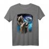 Lustiges Waschbär-Meme T-Shirt mit Heulen an den 3 Vintage Waschbären - Perfekt für Kaffeeliebhaber und Tierfans