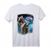 Lustiges Waschbär-Meme T-Shirt mit Heulen an den 3 Vintage Waschbären - Perfekt für Kaffeeliebhaber und Tierfans