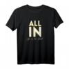 Poker Texas Holdem All in T-Shirt für Pokerspieler - Lustiges Design für Profis, Anfänger & Liebhaber