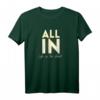 Poker Texas Holdem All in T-Shirt für Pokerspieler - Lustiges Design für Profis, Anfänger & Liebhaber