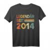 Legendäres 8. Geburtstag T-Shirt für Jungen und Mädchen - Vintage Geschenkidee seit 2014, perfekt für Kinder, Söhne, Töchter & Freunde