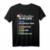 Lustiges Weihnachts-Gaming T-Shirt für Jungen  To Do Liste, Zocken, Heiße Schokolade & Plätzchen, Perfekt für Gamer, Nerds & Geeks