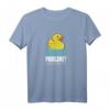 Lustiges Enten Spruch T-Shirt - Probleme Erzähle Es Der Ente, ideales Geschenk für Wasser- und Naturliebhaber, Ehepaare, Studenten & Kollegen