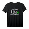 Grüne Nein danke Spruch T-Shirt  Humorvolles Statement gegen grüne Politik mit Evolution rückwärts Motiv und Diesel-Flagge