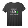 Grüne Nein danke Spruch T-Shirt  Humorvolles Statement gegen grüne Politik mit Evolution rückwärts Motiv und Diesel-Flagge