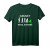Grüne Nein danke Spruch T-Shirt  Humorvolles Statement gegen grüne Politik mit Evolution rückwärts Motiv und Diesel-Flagge
