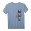 Boule T-Shirt mit 3 Boule Kugeln - Traditionelles französisches Spiel, Fanartikel & Geschenk für Boule-Spieler
