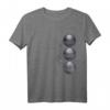Boule T-Shirt mit 3 Boule Kugeln - Traditionelles französisches Spiel, Fanartikel & Geschenk für Boule-Spieler