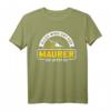 Alles Wird Gut Der Maurer Ist Da Maurer Maurermeister T-Shirt  Witziges Bauarbeiter & Maurer Outfit für Baustellenfans